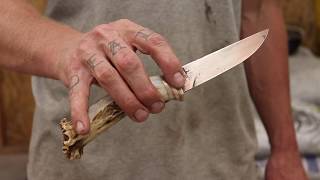 ANTLER HANDLE KNIFE [upl. by Eletnahc781]