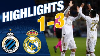 GOALS AND HIGHLIGHTS  Club Brugge 13 Real Madrid [upl. by Amahcen]