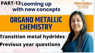 Transition Metal HydridesOrganometallic chemistry previous year questions [upl. by Irmina584]