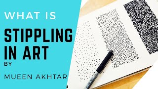 What is Stippling in Art  How to Draw using dots  Stippling Tutorial  How to Stipple Video 2021 [upl. by Anilorac]