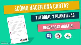 👉Cómo hacer una CARTA FORMAL o INFORMAL  Plantillas y Tutorial 2023 [upl. by Elleron]