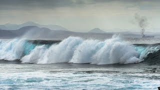 Ocean Waves Crashing  Relaxing Sounds  Calming Relaxation Music For Sleeping  1 Hour [upl. by Pollard]