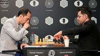 Veselin Topalov vs Levon Aronian  Corus Group A 2006 [upl. by Hammock715]