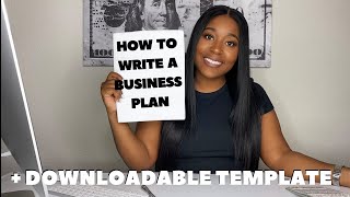 HOW TO WRITE A BUSINESS PLAN STEP BY STEP  TEMPLATE  9 Key Elements [upl. by Lleroj]