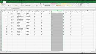 Data collection sheet in Excel [upl. by Nangem]