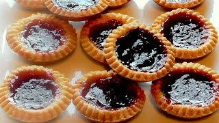 Christmas JAM TARTS How to make recipe  Homemade pastry [upl. by Salamone]