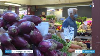 Vintimille  le marché couvert retrouve la clientèle française [upl. by Felicity959]