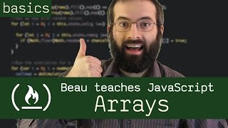 Arrays  Beau teaches JavaScript [upl. by Esyla687]