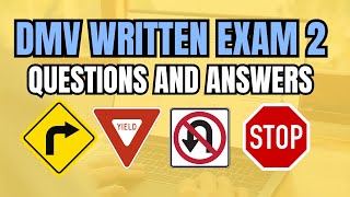 2022 DRIVING WRITTEN TEST PART 1Questions amp Answers for Drivers Licence [upl. by Nylodnewg]