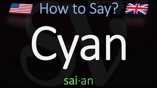 How to Pronounce Cyan CORRECTLY Meaning amp Pronunciation [upl. by Dang]