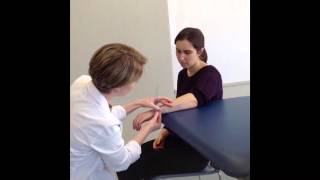 Goniometric Measurement Wrist Flexion Range Of Motion Measurement [upl. by Anamuj]