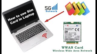 How to install Sim Card In Laptop  How To Insert Sim Card In Laptop  Use Sim Card in HP Laptop [upl. by Etnoid]