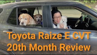 Toyota Raize 20th Month Review [upl. by Ilatfen]