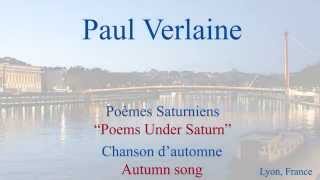 French Poem  Chanson dAutomne by Paul Verlaine  Slow and Fast Reading [upl. by Manvel420]