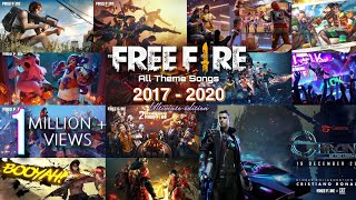 Free Fire All Theme Songs 2017  2020  OB25   Old to New Theme  Ultimate Edition [upl. by Atiuqad]