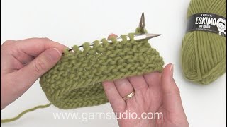 How to knit garter stitch on a circular needle [upl. by Yerag]