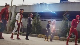 Flash Family vs Godspeed  The Flash 7x18 HD [upl. by Mcgregor]