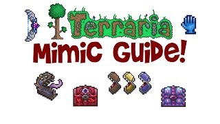 Terraria Mimic Guide Farm DropsItems Statue Keys amp Fight [upl. by Ecyned]