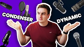 Dynamic vs Condenser Microphones For Podcasting [upl. by Anul]