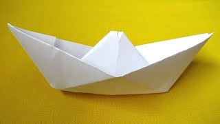 Como hacer un barco de papel  how to make a paper boat [upl. by Etoile]