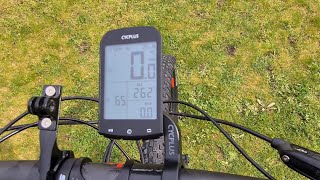 CYCPLUS M1 GPS Cycling Computer amp Z2 Out Front Mount plus C3 Cycling Speed Sensor amp Cadence Sensor [upl. by Kearney405]