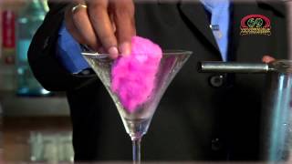 How To Make Cotton Candy  Vodka Cocktail [upl. by Aehtorod]