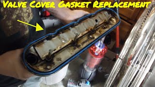 9906 Silverado Valve Cover Gasket Replacement [upl. by Eibbor]