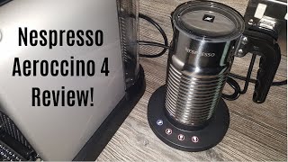 Nespresso Aeroccino 4 Milk Frother Review  Worth upgrading from the Aeroccino 3 [upl. by Aranaj]