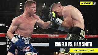 FULL FIGHT  Canelo vs Liam Smith DAZN REWIND [upl. by Sirromed]