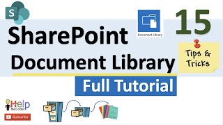 SharePoint Document Library  Complete Beginner Tutorial [upl. by Anoo]