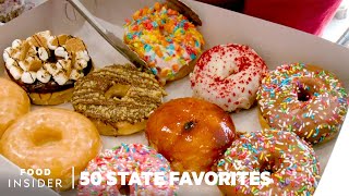 Best Doughnuts In Every State  50 State Favorites [upl. by Aneala]