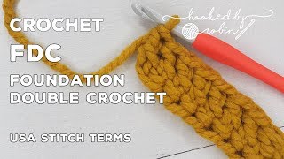 Crochet Chainless Foundation Double Crochet  FDC [upl. by Blum967]