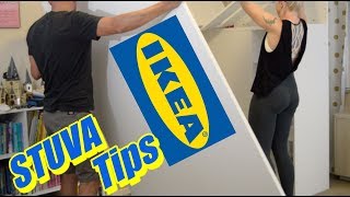 IKEA STUVA Loft Bed Build Tips [upl. by Nilknarf354]