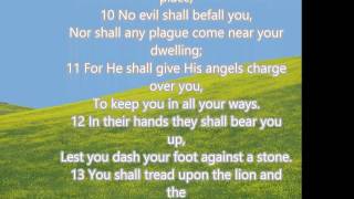 Psalm 91 with lyrics [upl. by Fiertz211]