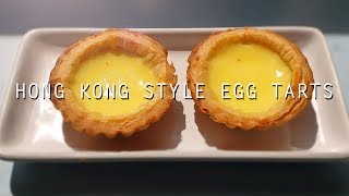 Simple Egg Tarts Easy Recipe Hong Kong Style [upl. by Madian]