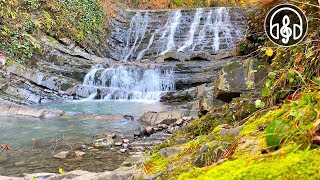 Sounds Of A Waterfall 12 Hours of White Noise For Deep Sleep Meditation and Relaxation [upl. by Elyl]