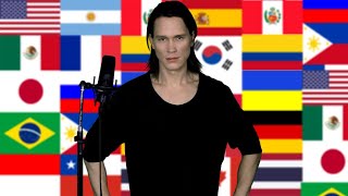 Singing 20 National Anthems Metal Medley [upl. by Nirehtak882]