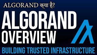 ALGORAND OVERVIEW WHAT IS ALGORAND HOW ALGORAND WORK IN HINDI [upl. by Rhodes782]