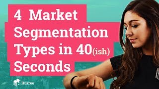 4 Market Segmentation Types in 40ish Seconds [upl. by Joela]