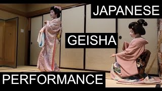 Traditional Geisha Performance  Geisha Dance Niigata Japan [upl. by Broder]