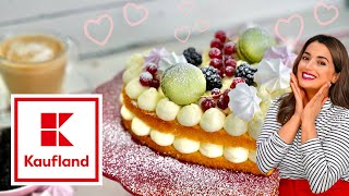 Motivtorte  Herzkuchen zum Valentinstag backen  Kaufland [upl. by Akered]