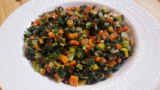 How To Make Easy Delicious Sauteed Kale Recipe [upl. by Krall]