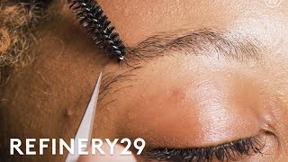 I Got Eyebrow Extensions For The First Time  Macro Beauty  Refinery29 [upl. by Dugaid471]