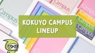 Kokuyo Campus Lineup The Most Popular Student Notebook from Japan [upl. by Robena]