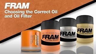 FRAM®  Choosing the Correct Oil amp Oil Filter [upl. by Ainattirb679]