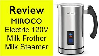 Review Miroco Milk Frother  How to make froth milk at home [upl. by Vitek]