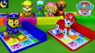 Game Time New Paw Patrol Back Flip Pup Pup Boogie Game Toys Marshall Chase Skye Rubble Toys Video [upl. by Bonine]