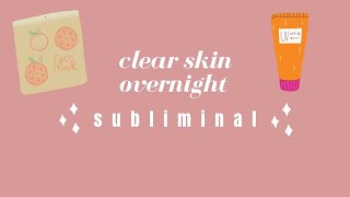 clear skin overnight ⎮𝓈𝓁𝑒𝑒𝓅 𝓈𝓊𝒷𝓁𝒾𝓂𝒾𝓃𝒶𝓁⎮⚠️ POWERFUL ⚠️ 8 hr ⎮wake up with clear skin [upl. by O'Connor]