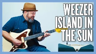 Weezer Island In The Sun Guitar Lesson  Tutorial [upl. by Annora]