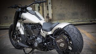 Harley Davidson Softail Fat Boy Custom “Milwaukee Eight” by Rick’s Motorcycles [upl. by Bevers]